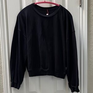 Le bon shoppe Cali Jersey Sweatshirt - true black - large